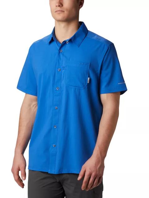 Men’s PFG Slack Tide™ Camp Shirt - Tall Vivid Blue