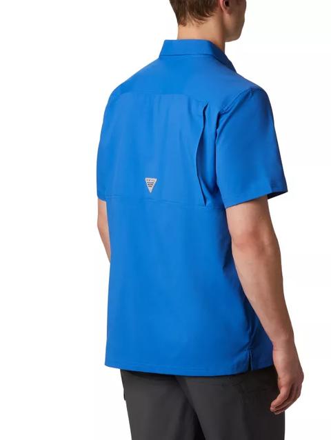 Men’s PFG Slack Tide™ Camp Shirt - Tall Vivid Blue