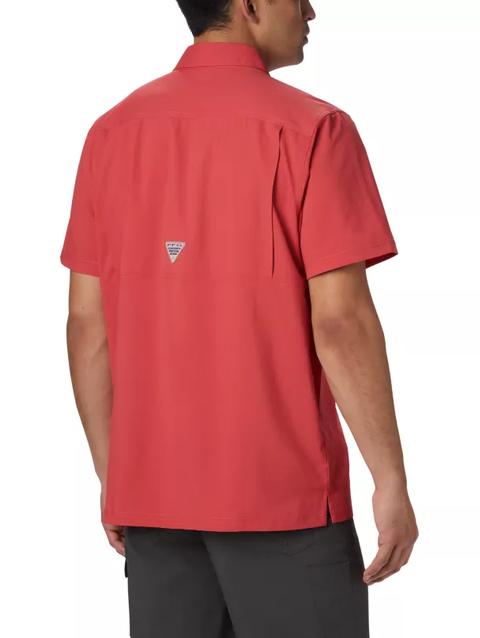 Men’s PFG Slack Tide™ Camp Shirt - Tall Sunset Red