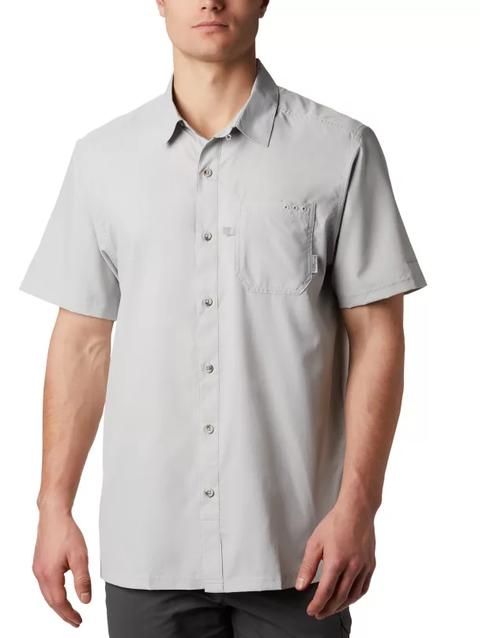 Men’s PFG Slack Tide™ Camp Shirt - Tall Cool Grey