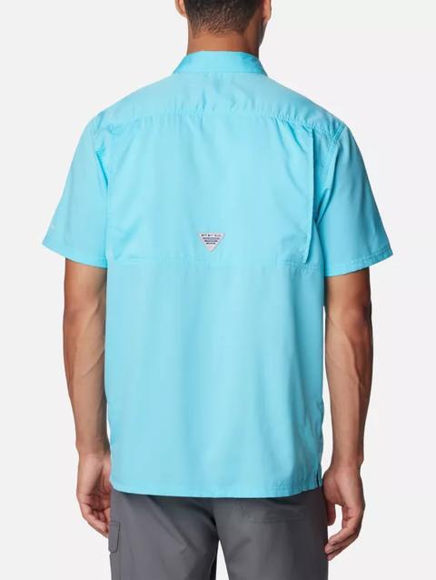 Men’s PFG Slack Tide™ Camp Shirt - Tall Opal Blue