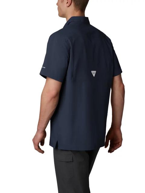 Men’s PFG Slack Tide™ Camp Shirt - Tall Collegiate Navy