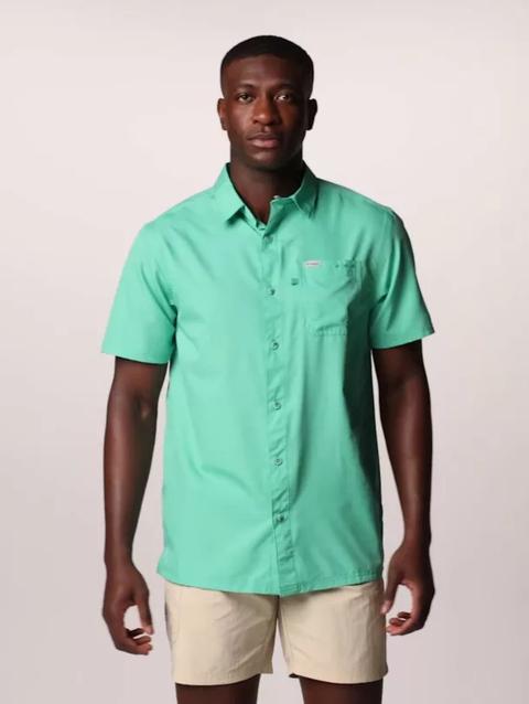 Men’s PFG Slack Tide™ Camp Shirt - Tall Glaze Green