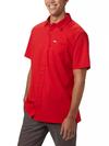 Men’s PFG Slack Tide™ Camp Shirt - Tall Red Spark