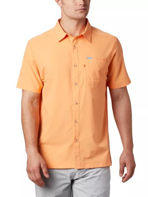 Men’s PFG Slack Tide™ Camp Shirt - Tall Bright Nectar