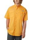 Men’s PFG Bonehead™ Short Sleeve Shirt - Big Summer Orange