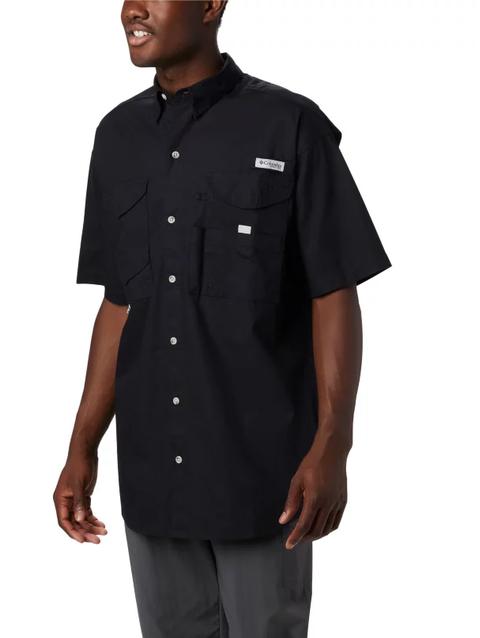 Men’s PFG Bonehead™ Short Sleeve Shirt - Tall Black