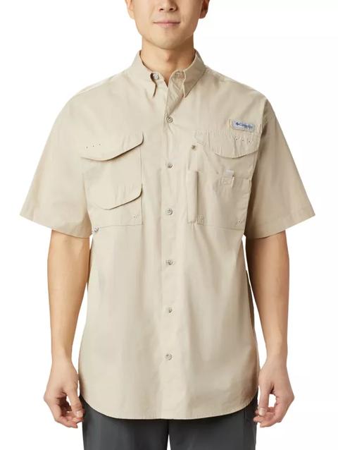 Men’s PFG Bonehead™ Short Sleeve Shirt - Tall Fossil