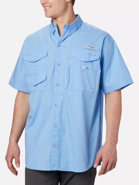 Men’s PFG Bonehead™ Short Sleeve Shirt - Tall White Cap