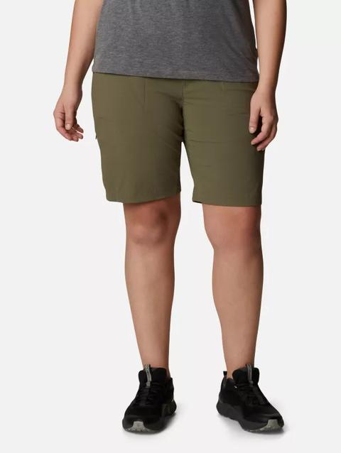 Women's Saturday Trail™ Long Shorts - Plus Size Stone Green