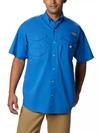 Men’s PFG Bonehead™ Short Sleeve Shirt - Tall Vivid Blue