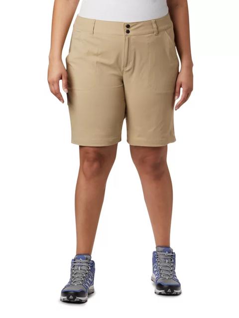 Women's Saturday Trail™ Long Shorts - Plus Size British Tan