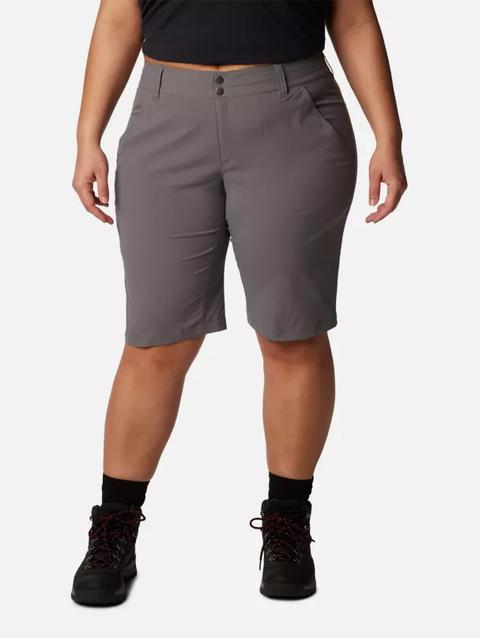 Women's Saturday Trail™ Long Shorts - Plus Size City Grey