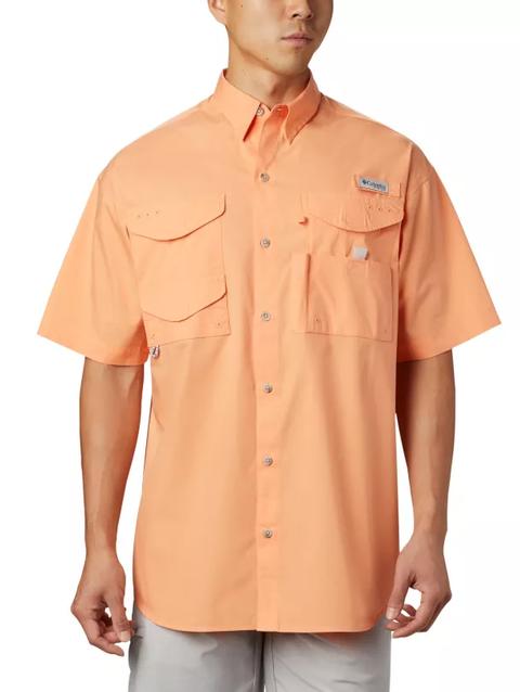 Men’s PFG Bonehead™ Short Sleeve Shirt - Tall Bright Nectar