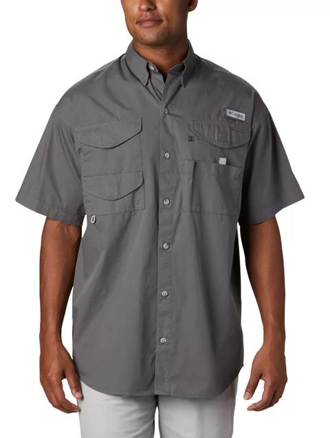 Men’s PFG Bonehead™ Short Sleeve Shirt - Tall City Grey