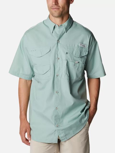 Men’s PFG Bonehead™ Short Sleeve Shirt - Tall Aqua Tone