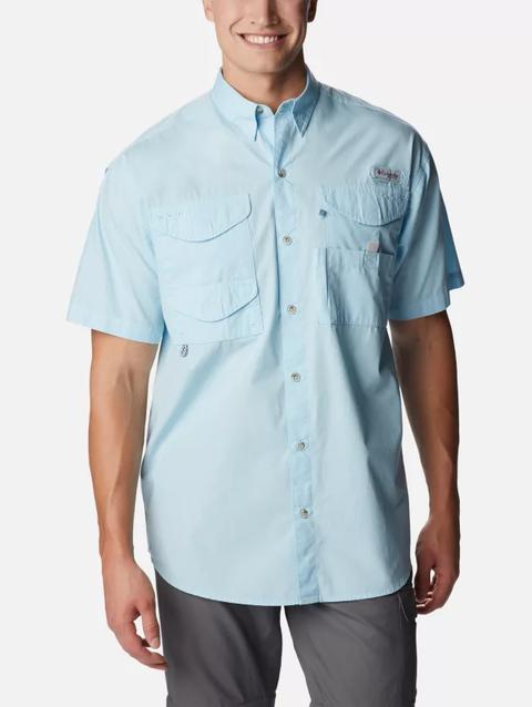 Men’s PFG Bonehead™ Short Sleeve Shirt - Tall Spring Blue