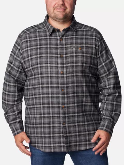 Men's Cornell Woods™ Flannel Long Sleeve Shirt - Big City Grey Tartan Ombre