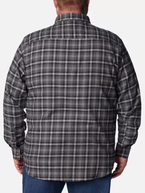 Men's Cornell Woods™ Flannel Long Sleeve Shirt - Big City Grey Tartan Ombre