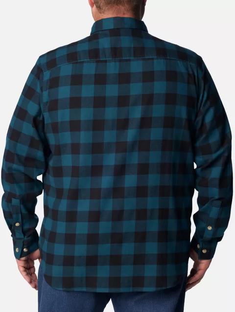 Men's Cornell Woods™ Flannel Long Sleeve Shirt - Big Night Wave Buffalo Check