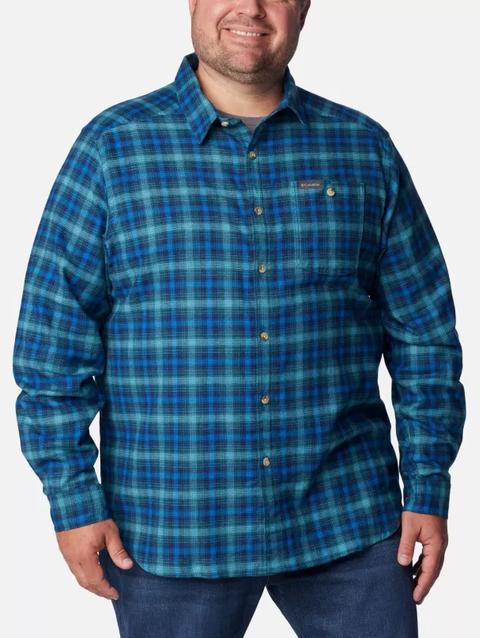 Men's Cornell Woods™ Flannel Long Sleeve Shirt - Big Bright Indigo Tartan Ombre