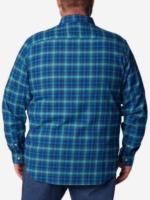 Men's Cornell Woods™ Flannel Long Sleeve Shirt - Big Bright Indigo Tartan Ombre