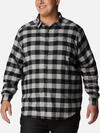 Men's Cornell Woods™ Flannel Long Sleeve Shirt - Big Columbia Grey Buffalo Check