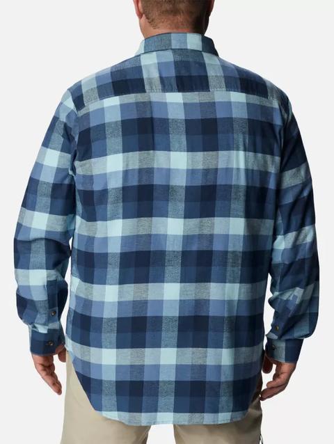 Men's Cornell Woods™ Flannel Long Sleeve Shirt - Big Dark Mountain Buffalo Check