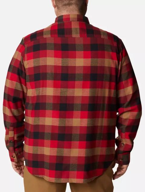 Men's Cornell Woods™ Flannel Long Sleeve Shirt - Big Red Jasper Buffalo Check