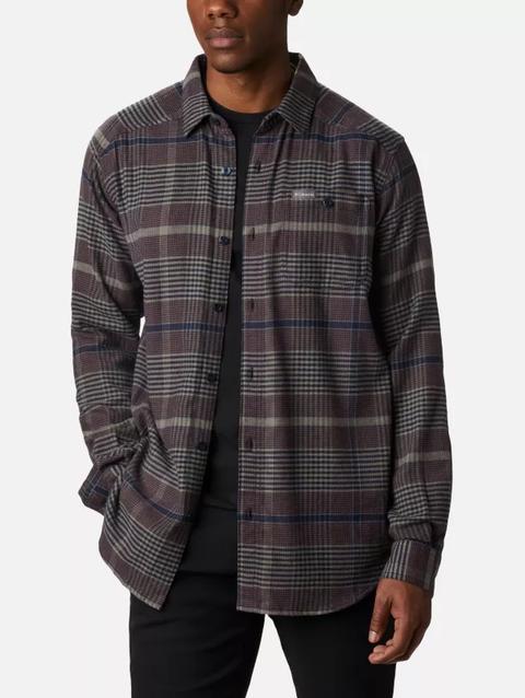 Men's Cornell Woods™ Flannel Long Sleeve Shirt - Big Stone Green Ombre Plaid