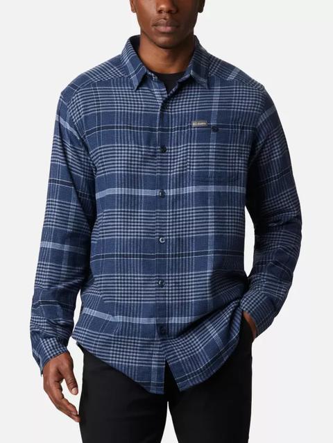 Men's Cornell Woods™ Flannel Long Sleeve Shirt - Big Night Tide Ombre Plaid