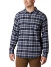 Men's Cornell Woods™ Flannel Long Sleeve Shirt - Big Collegiate Navy Medium Tartan