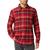 Men's Cornell Woods™ Flannel Long Sleeve Shirt - Big Mountain Red Medium Plaid