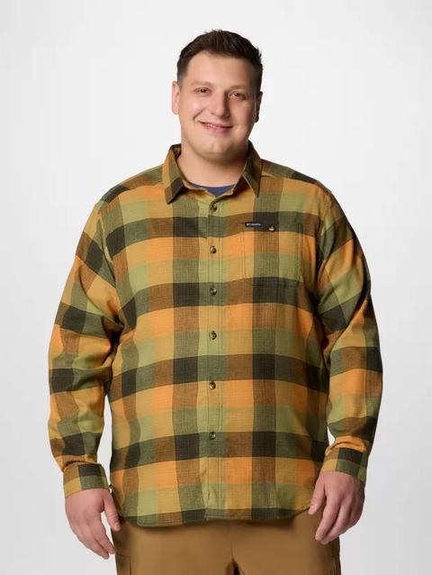 Men's Cornell Woods™ Flannel Long Sleeve Shirt - Big Greenscape Ombre Buffalo