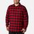 Men's Cornell Woods™ Flannel Long Sleeve Shirt - Big Mountain Red Buffalo Check