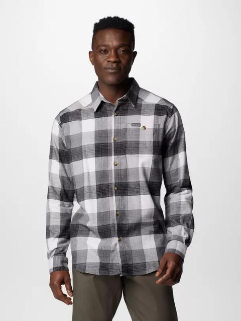 Men's Cornell Woods™ Flannel Long Sleeve Shirt - Tall City Grey Ombre Buffalo