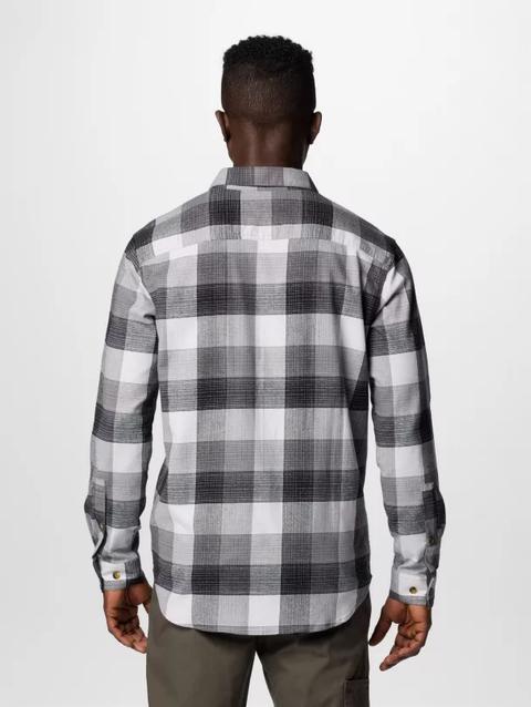 Men's Cornell Woods™ Flannel Long Sleeve Shirt - Tall City Grey Ombre Buffalo