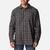 Men's Cornell Woods™ Flannel Long Sleeve Shirt - Tall City Grey Tartan Ombre