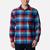 Men's Cornell Woods™ Flannel Long Sleeve Shirt - Tall Bright Aqua Buffalo Check