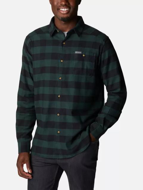 Men's Cornell Woods™ Flannel Long Sleeve Shirt - Tall Spruce Buffalo Check