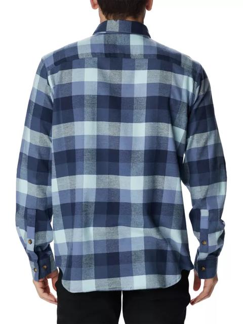 Men's Cornell Woods™ Flannel Long Sleeve Shirt - Tall Dark Mountain Buffalo Check