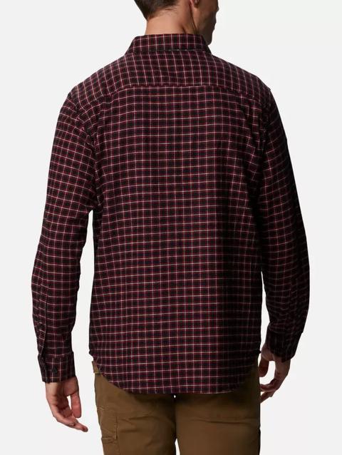 Men's Cornell Woods™ Flannel Long Sleeve Shirt - Tall Black Plaid