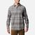 Men's Cornell Woods™ Flannel Long Sleeve Shirt - Tall Nimbus Grey Ombre Plaid