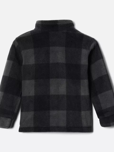 Boys' Toddler Zing™ III Fleece Jacket Black Check