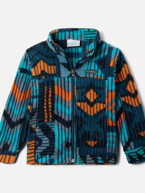 Boys' Toddler Zing™ III Fleece Jacket Night Wave Pathways