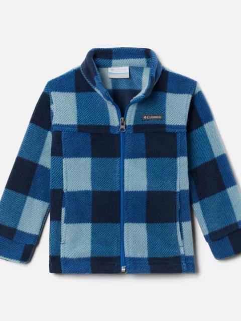 Boys' Toddler Zing™ III Fleece Jacket Bright Indigo Check Multi