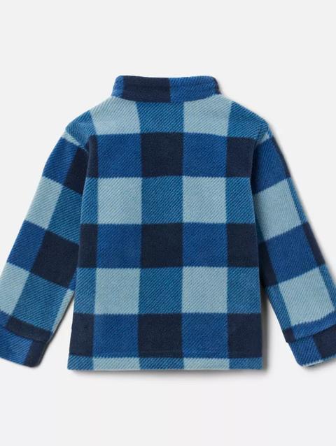 Boys' Toddler Zing™ III Fleece Jacket Bright Indigo Check Multi