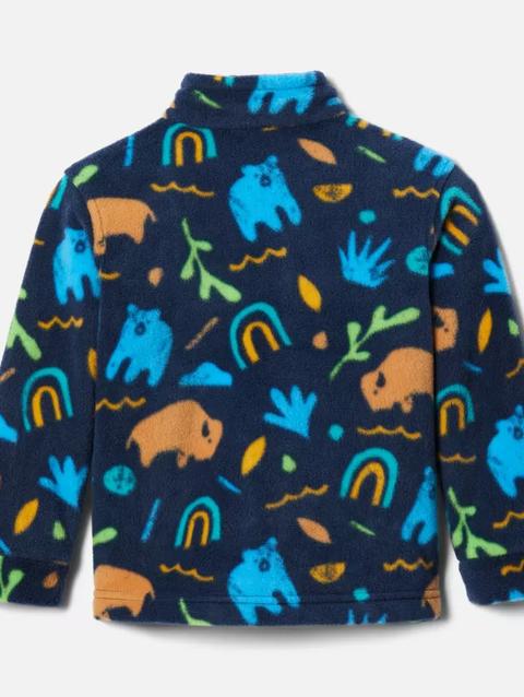 Boys' Toddler Zing™ III Fleece Jacket Collegiate Navy Joyful Shapes