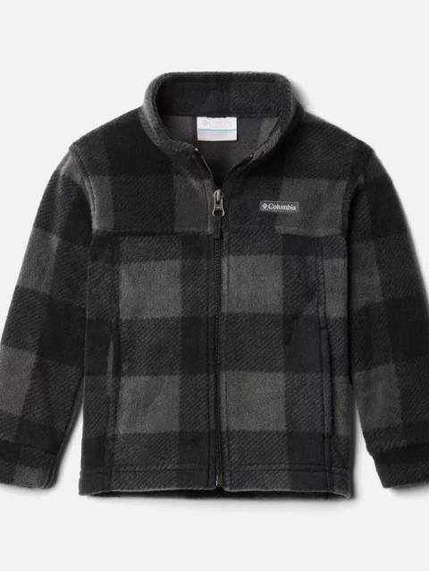 Boys' Toddler Zing™ III Fleece Jacket Black Check (B) Print