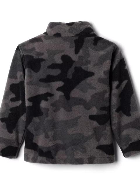 Boys' Toddler Zing™ III Fleece Jacket Black Trad Camo (B) Print